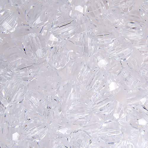 Plastic Facetted Bead 6mm