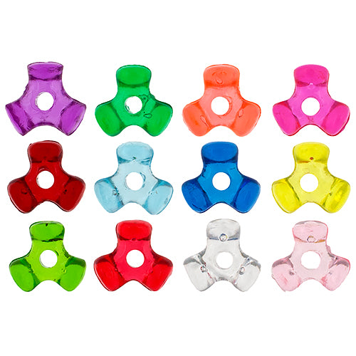 Tri-Beads 11mm Plastic