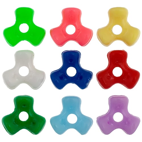 Tri-Beads 11mm Plastic