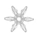 Cartwheels 25mm Transparent Crystal