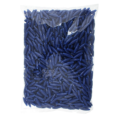 Plastic Spaghetti Bead 19x6mm