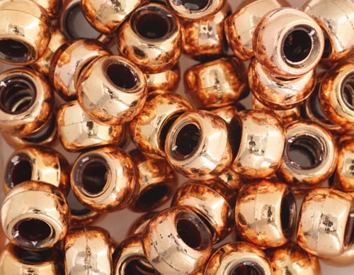 Crow Bead/Pony Bead 9mm Metalized