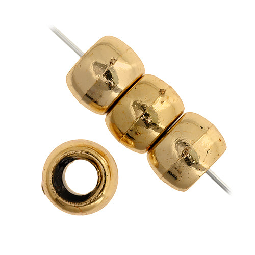 Crow Bead/Pony Bead 9mm Metalized