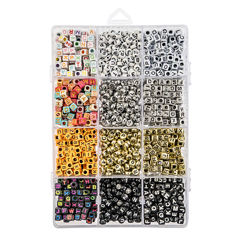 Bead Box - Plastic Alphabet Approx. 2160pcs