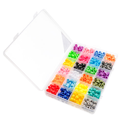 Bead Box - Plastic 9mm Crow Beads apx. 600pcs