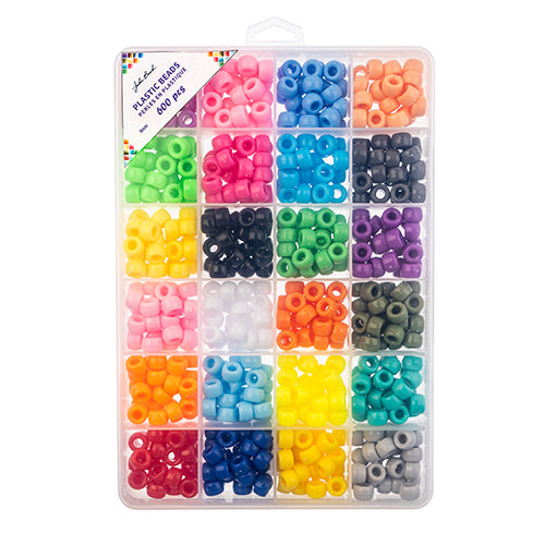 Bead Box - Plastic 9mm Crow Beads 600pcs