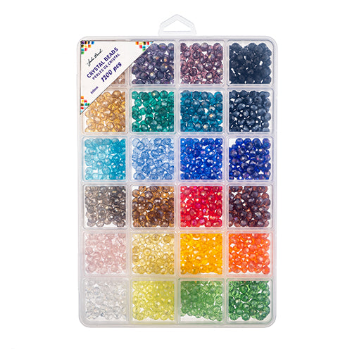 Bead Box - Crystal 6x5mm Round 1200pcs