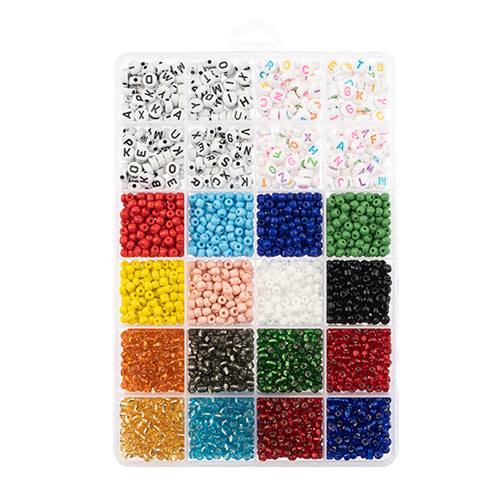 Bead Box - Glass/Plastic Assorted 280g