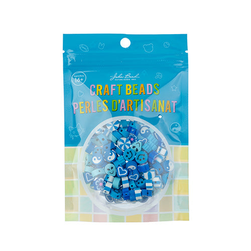 Craft Beads Clay Mix Shapes 120pcs