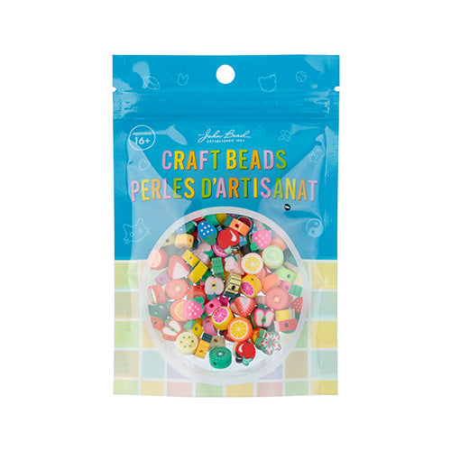 Craft Beads Fruit Clay Mix Shapes 120pcs Multicolor
