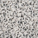 Craft Beads Discs Alphabet 150 grams White