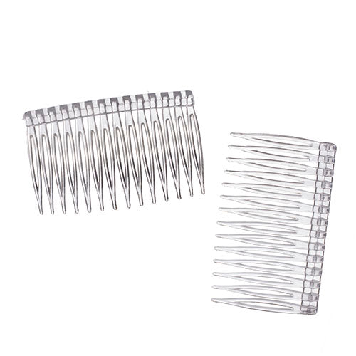 Hair Combs-Clear Plastic 70mm