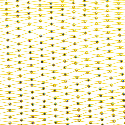 Diamante Mesh Netting Plastic With Rhinestones 1yd 38cm 
