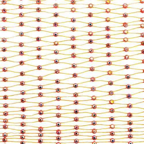 Diamante Mesh Netting Plastic With Rhinestones 1yd 38cm 