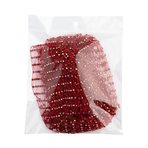 Diamante Mesh Netting Plastic With Rhinestones 1yd 38cm 