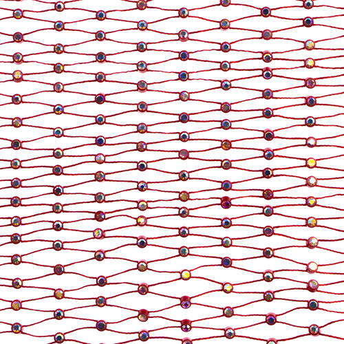 Diamante Mesh Netting Plastic With Rhinestones 1yd 38cm 
