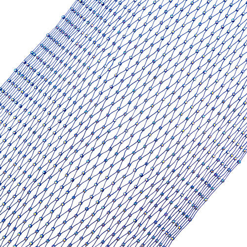 Diamante Mesh Netting Plastic With Rhinestones 1yd 38cm