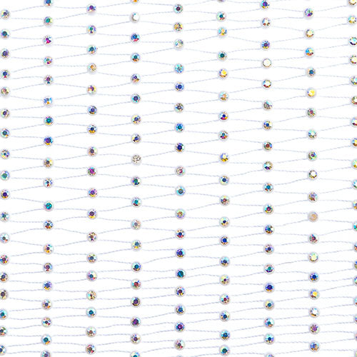 Diamante Mesh Netting Plastic With Rhinestones 1yd 38cm 