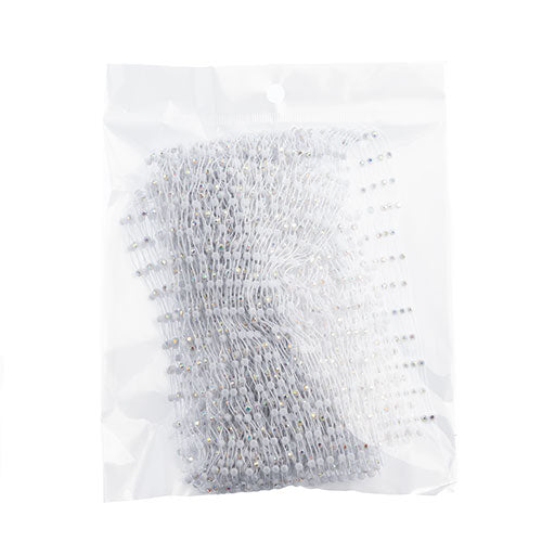 Diamante Mesh Netting Plastic With Rhinestones 1yd 38cm 