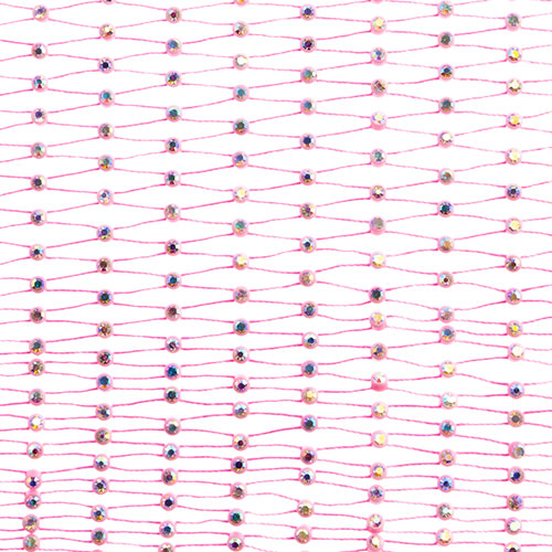 Diamante Mesh Netting Plastic With Rhinestones 1yd 38cm 