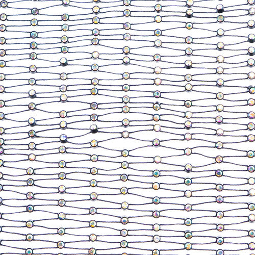 Diamante Mesh Netting Plastic With Rhinestones 1yd 38cm 