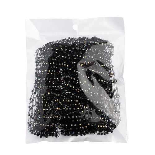 Diamante Mesh Netting Plastic With Rhinestones 1yd 38cm 