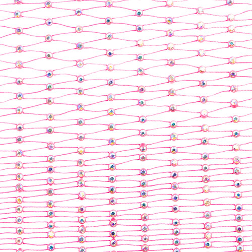 Diamante Mesh Netting Plastic With Rhinestones 1yd 38cm 