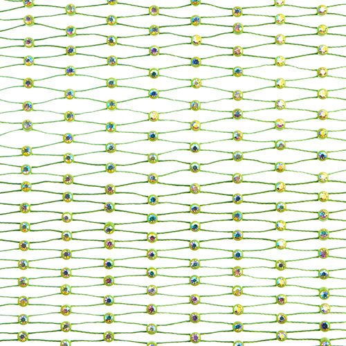 Diamante Mesh Netting Plastic With Rhinestones 1yd 38cm 