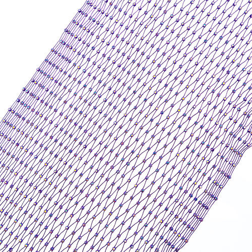 Diamante Mesh Netting Plastic With Rhinestones 1yd 38cm