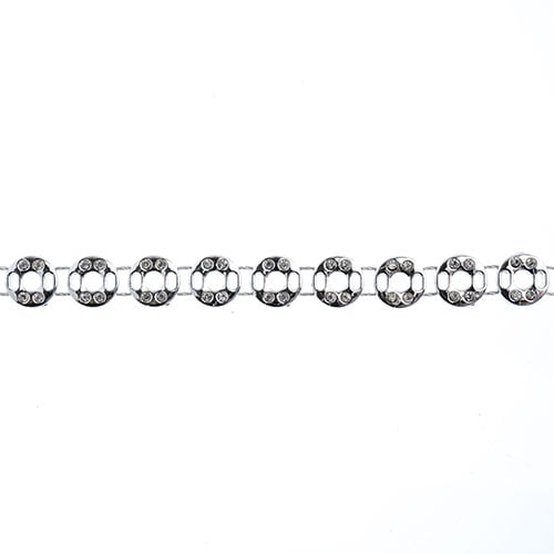 Plastic Trim - Donut W/ 4 Stones 5yds 12mm 