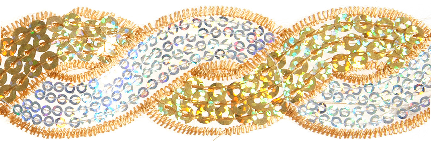 Sequin Trimming Swirl 