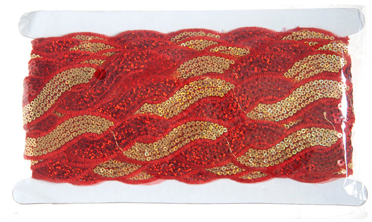 Sequin Trimming Swirl 