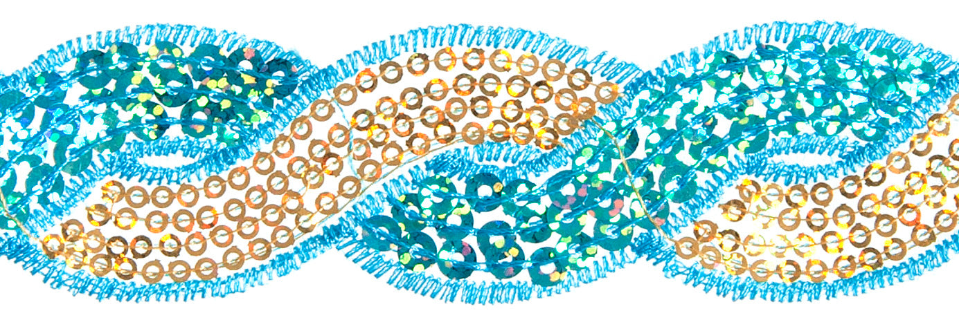 Sequin Trimming Swirl 