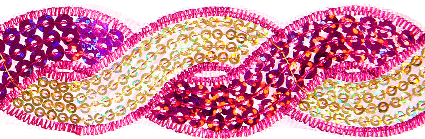 Sequin Trimming Swirl 