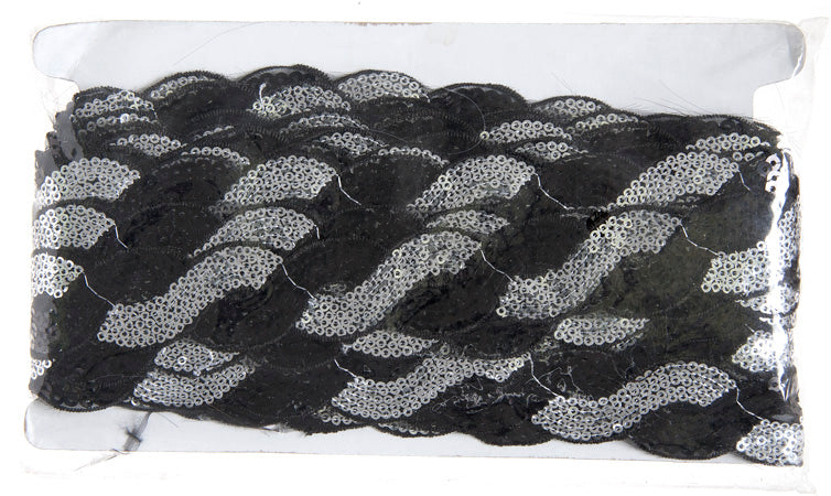 Sequin Trimming Swirl 