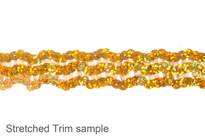 Sequin 6mm Stretch 3-Row 