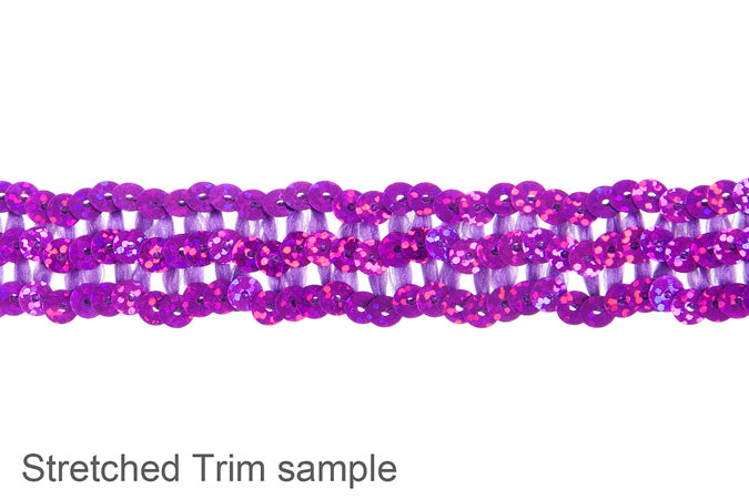 Sequin 6mm Stretch 3-Row 
