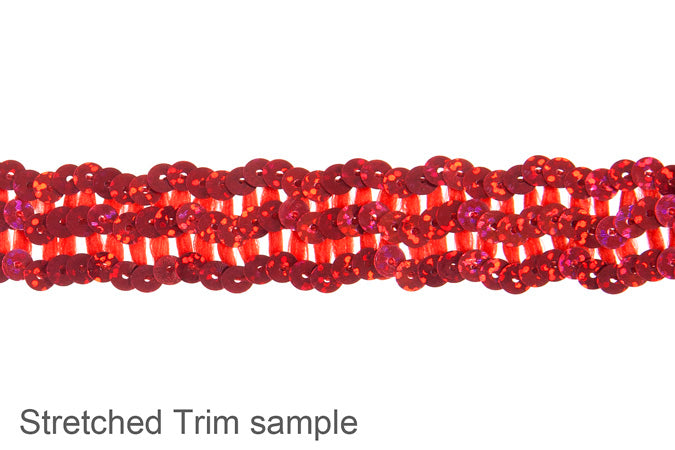 Sequin 6mm Stretch 3-Row 