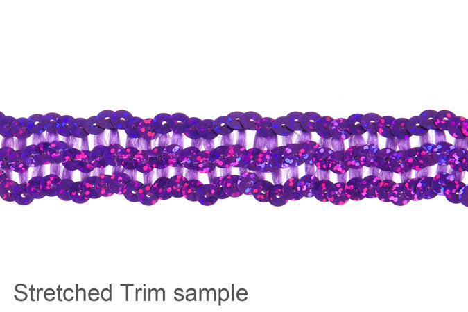 Sequin 6mm Stretch 3-Row 