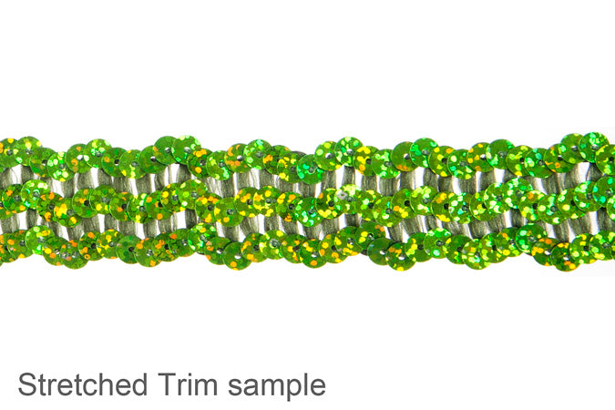 Sequin 6mm Stretch 3-Row 