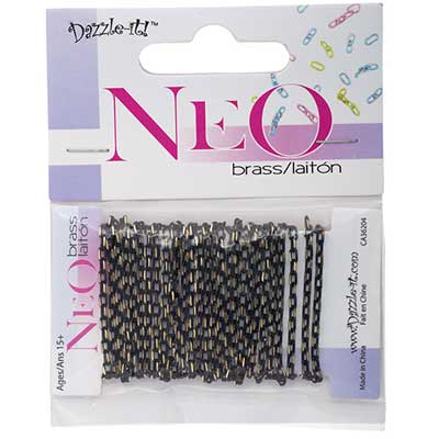 Neo Cut Chain 3.5x2mm Links Black - 2m