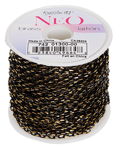 Neo Cut Chain 3.5x2mm Links Black - 10m Spool