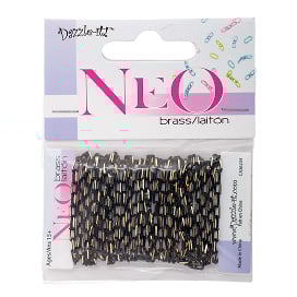 Neo Cut Chain 5x3mm Links Black - 2m