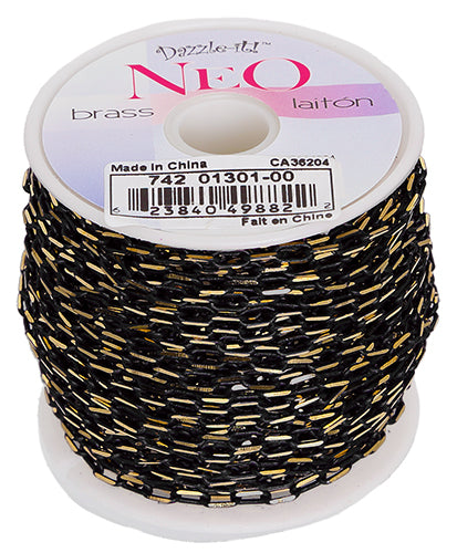 Neo Cut Chain 5x3mm Links Black - 10m Spool