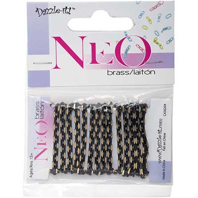 Neo Cut Chain 5x4.2mm Links Black - 1m