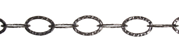 Chain 12x20mm Fancy Oval - Lead Free Plating