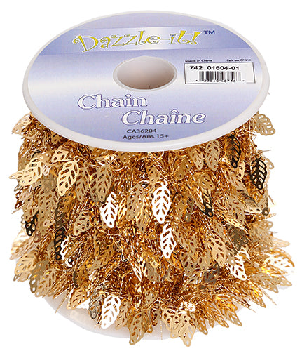 Chain-Filligree Leaves 5m Roll