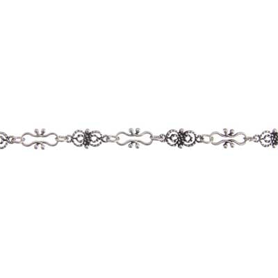 Chain Fancy 17x9mm Antique  Lead Free / Nickel Free