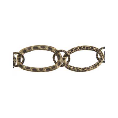 Chain Oval 31x19mm Antique  Lead Free / Nickel Free