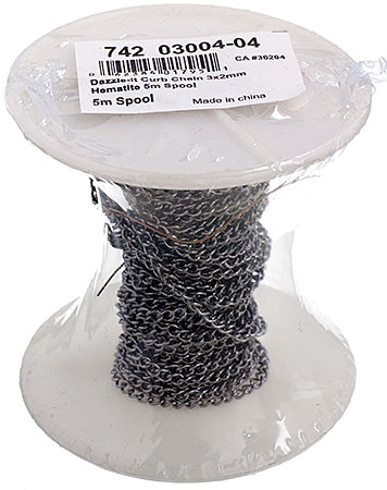 Dazzle-It Curb Chain 3x2mm  5m Spool